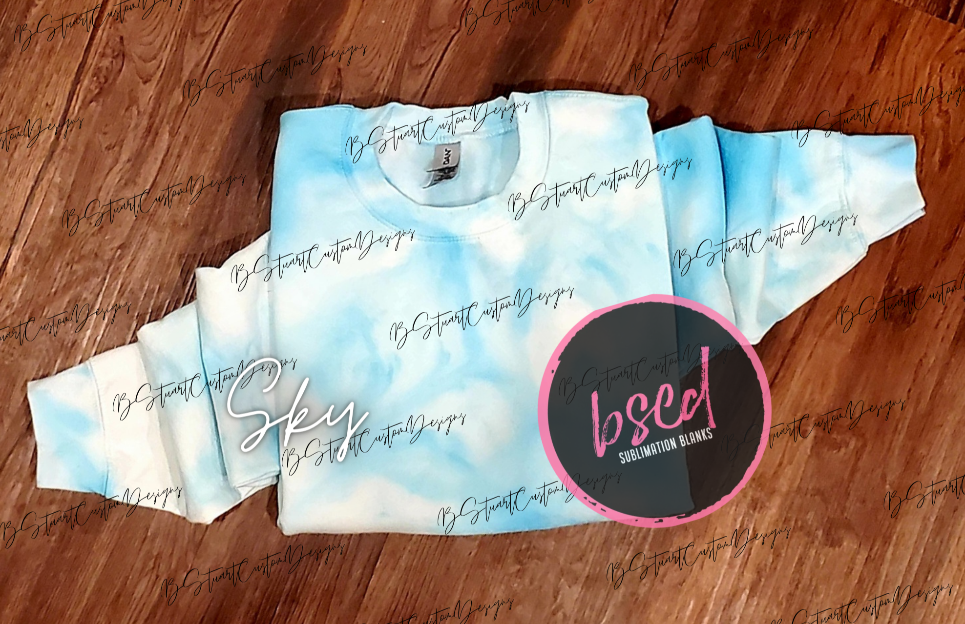 BStuartCustomDesigns - Wholesale Sweatshirt - Women's - ICE DYE CREWNECKS 😍😍😍4