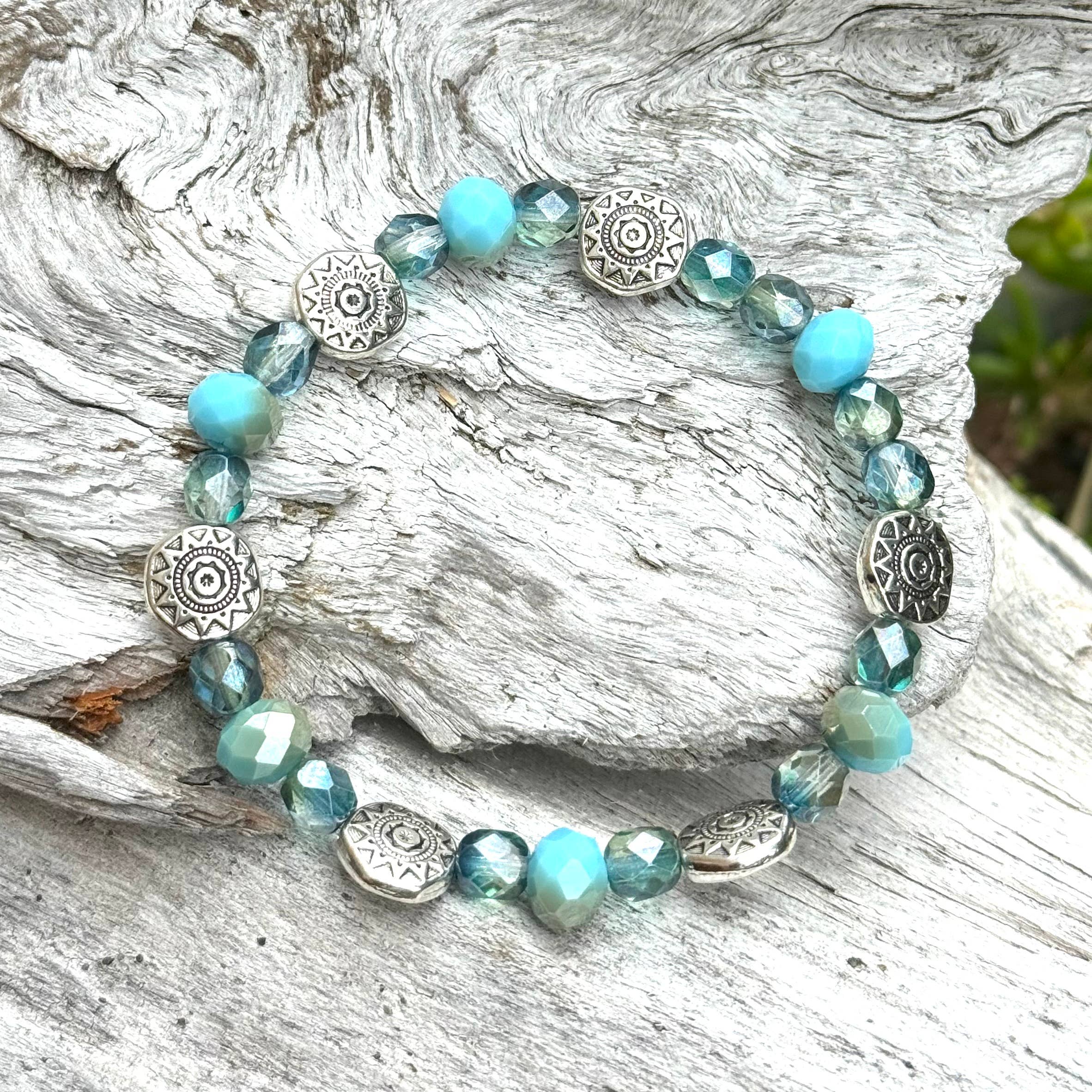 Jo Bird Jewelry - Wholesale Beaded Bracelet - Boho Beach Vibes Elastic Bracelets5