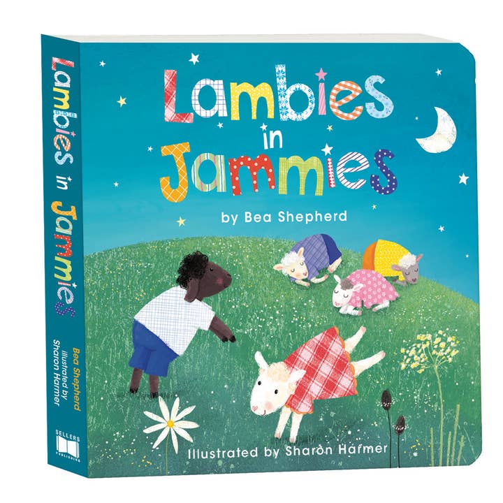 Lambies in Jammies: A Counting, Go-To-Bed Board Book for wholesale by Sellers Publishing