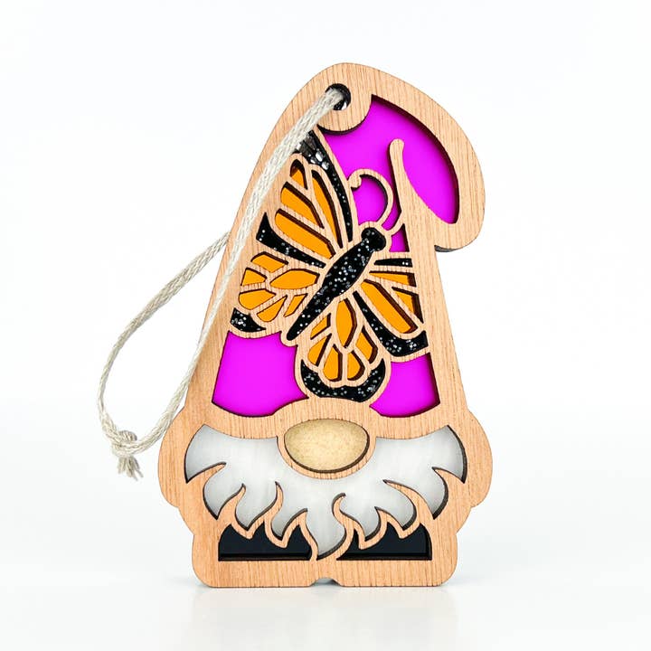 Forged Flare® - Wholesale Ornament - Monarch Butterfly Ornament | 3.75" (H) Garden Gnome Gift | Nature's Gnomes™