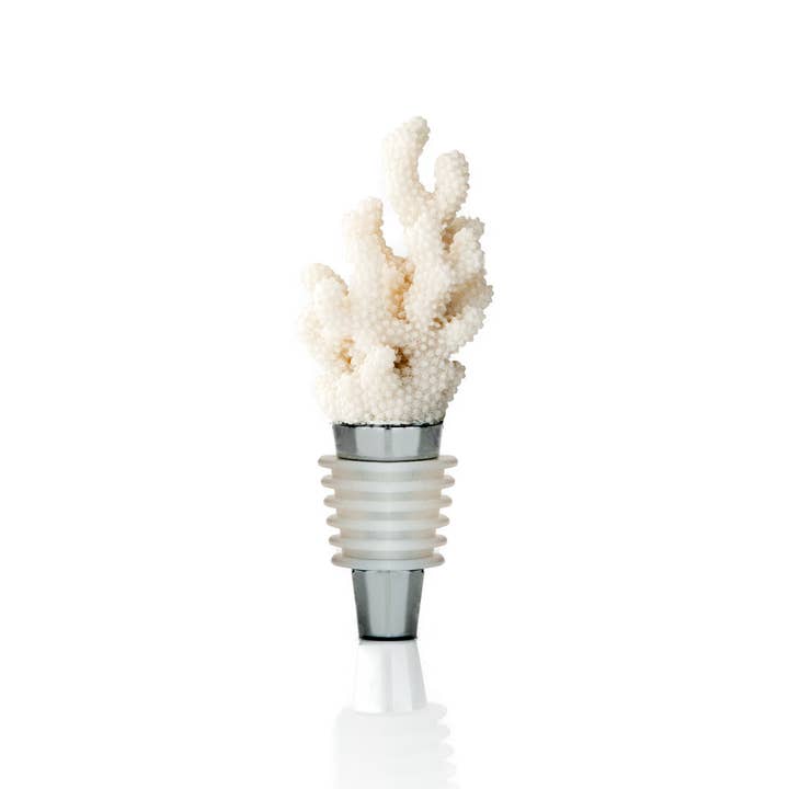 Weddingstar Inc. - Wholesale Wine Stopper - White Coral Wine Bottle Stopper Favor Gift Boxed