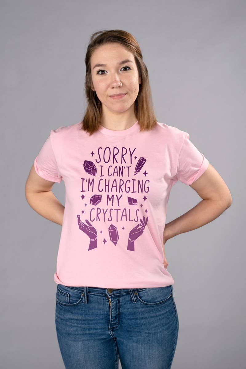 femfetti - Wholesale T-Shirt (Graphic) - Women's - Charging My Crystals Shirt0