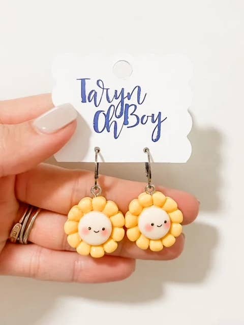 Happy Sun Earrings for wholesale by TarynOhBoy