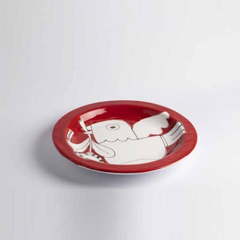 Ceramiche De Simone - Vente Assiette - Assiette ronde Mangiallegro PTCN1