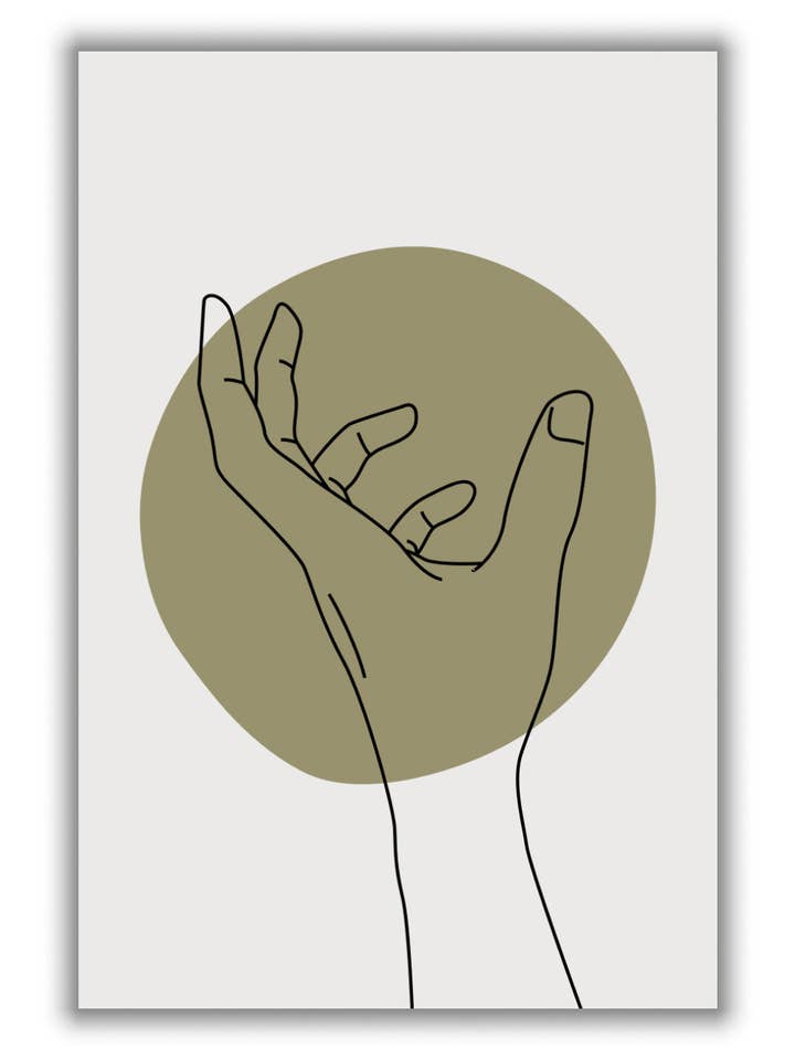 Abstrakt minimal hand #4 för wholesale av Stanley Print House