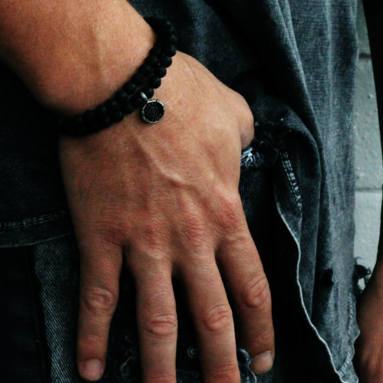 Carpe Diem Jewellery - Wholesale Beaded Bracelet - Carpe Diem Bracelet Silver Beaded Mens Jewelry7