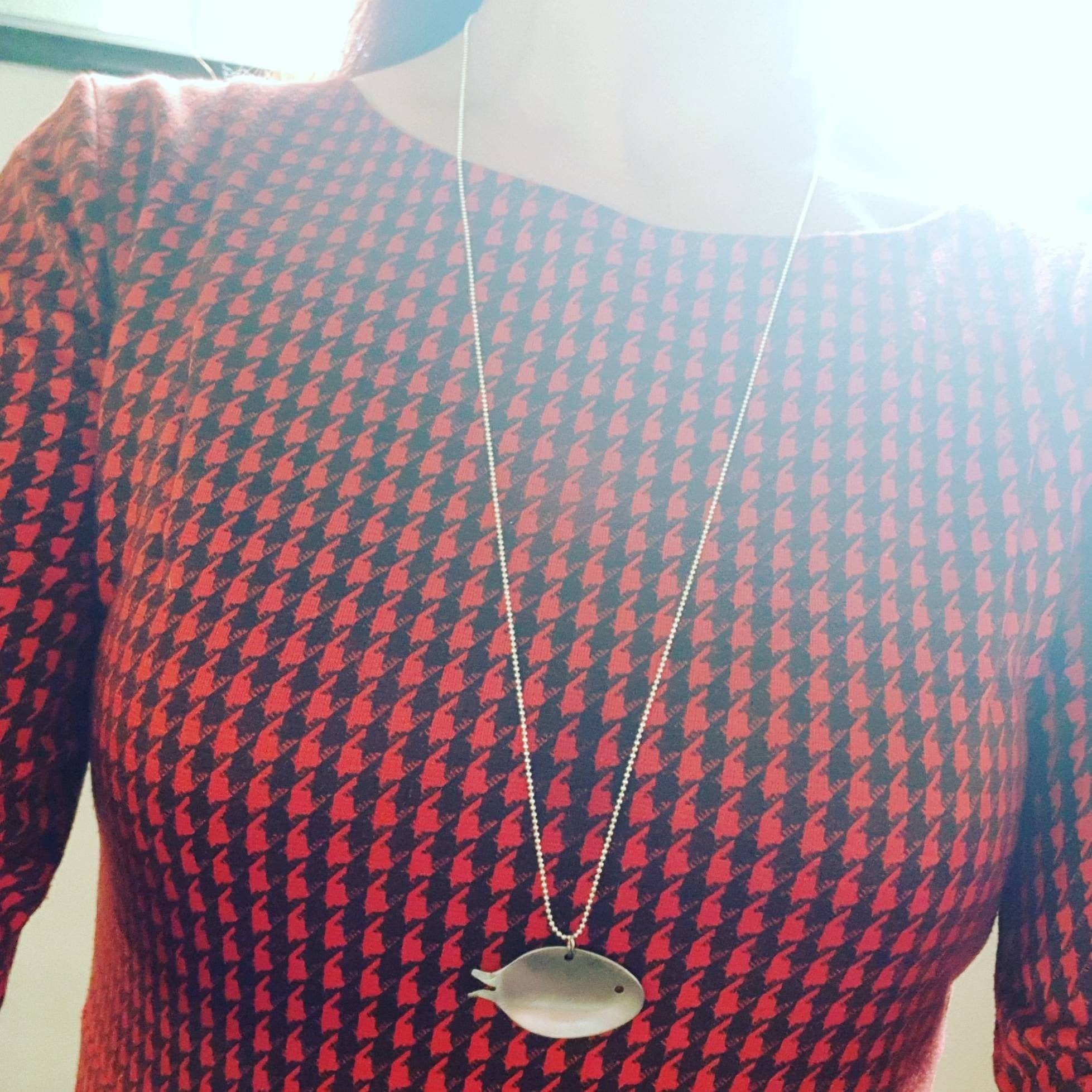 Gleamlety - Vendita all'ingrosso Collana con ciondolo/pendaglio - Collana Cucchiaio Pesce gioielli posate4