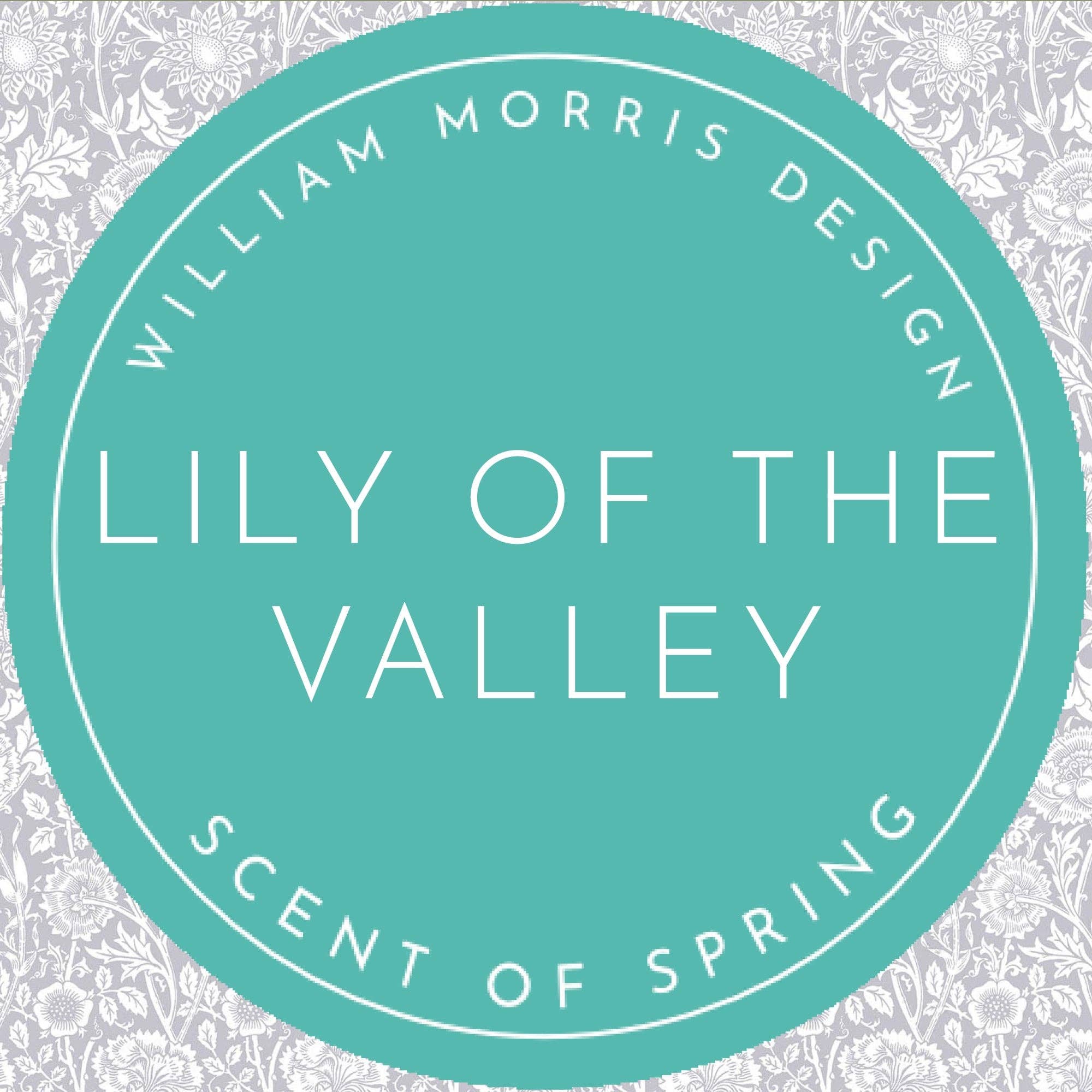 The Master Herbalist - Wholesale Drawer Liner - LILY OF THE VALLEY fragrance SCENTED Drawer Liners in GREY William Morris Design8