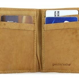 Leather Impressions Inc - Wholesale Pasjeshouder - Uniseks - Koeienhuid slanke kaarthouder stijl: 156828