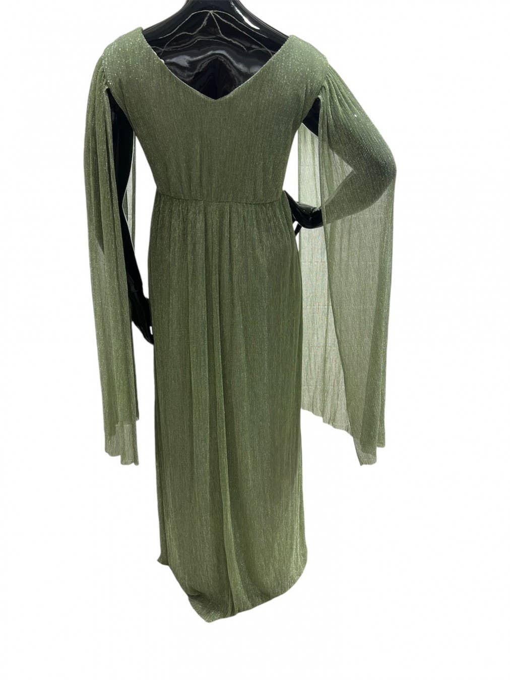 Eva & Lola - Epsilonn - Wholesale Dress - Women's - HM2476QS - Plus Size V Neck Long Dress1