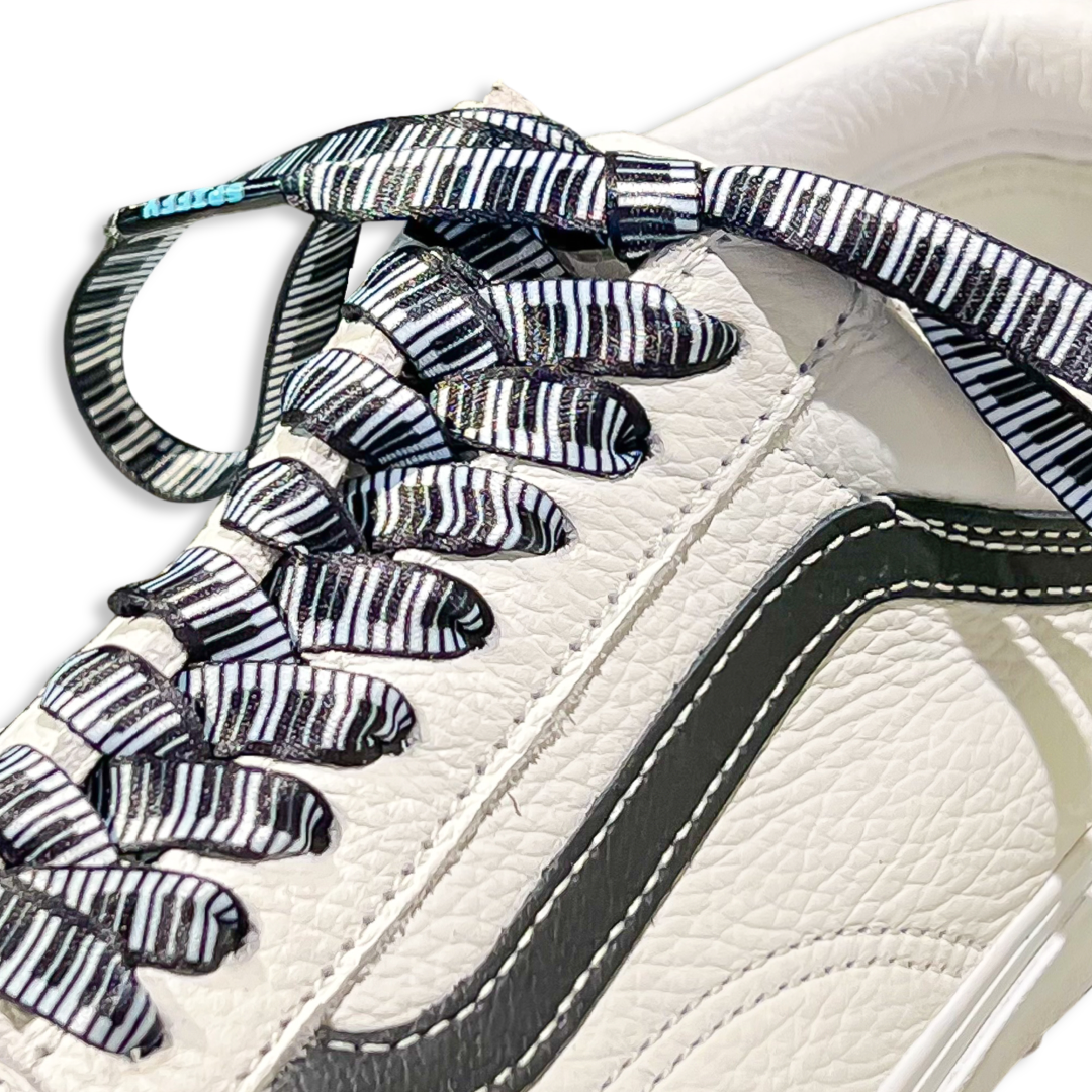 Spiffy Laces – wholesale Shoelaces – Unisex – Keyboard Shoelaces 100% Recycled FLAT Premium Shoelaces5