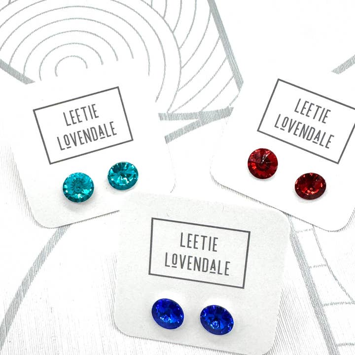 Rivoli Shine On Örhängen - Mini 10mm för wholesale av Leetie Lovendale