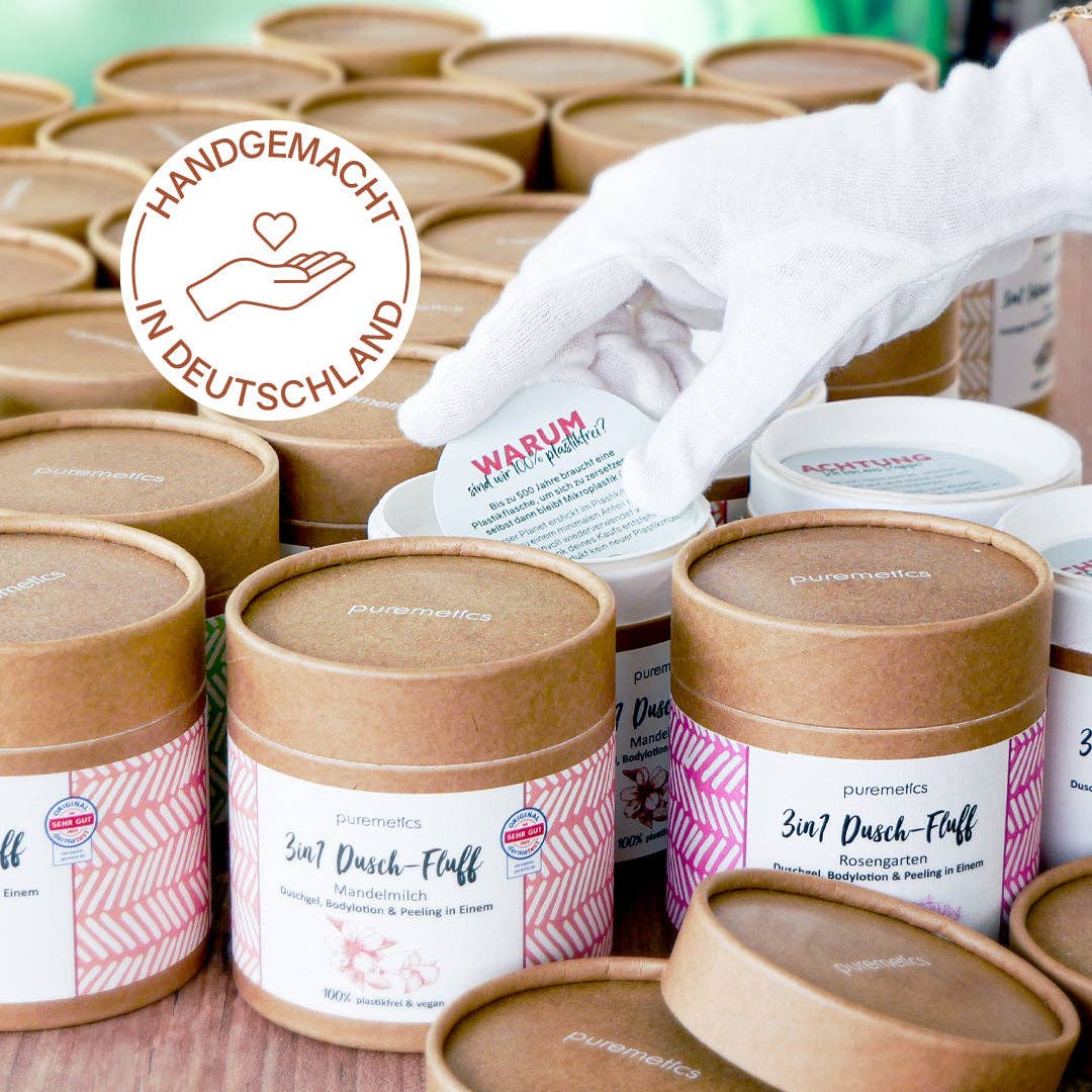 puremetics GmbH - Wholesale Body Wash/Shower Gel - 3-in-1 shower fluff 'almond milk'5