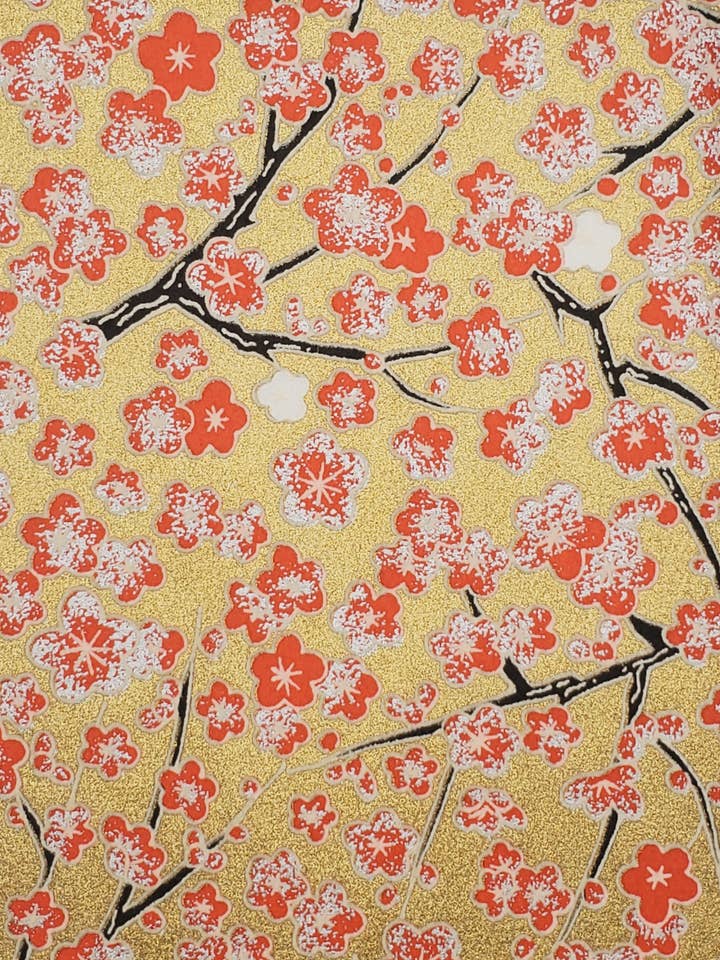 Yuzenshi: Blossom On Gold for wholesale by Aitoh Company