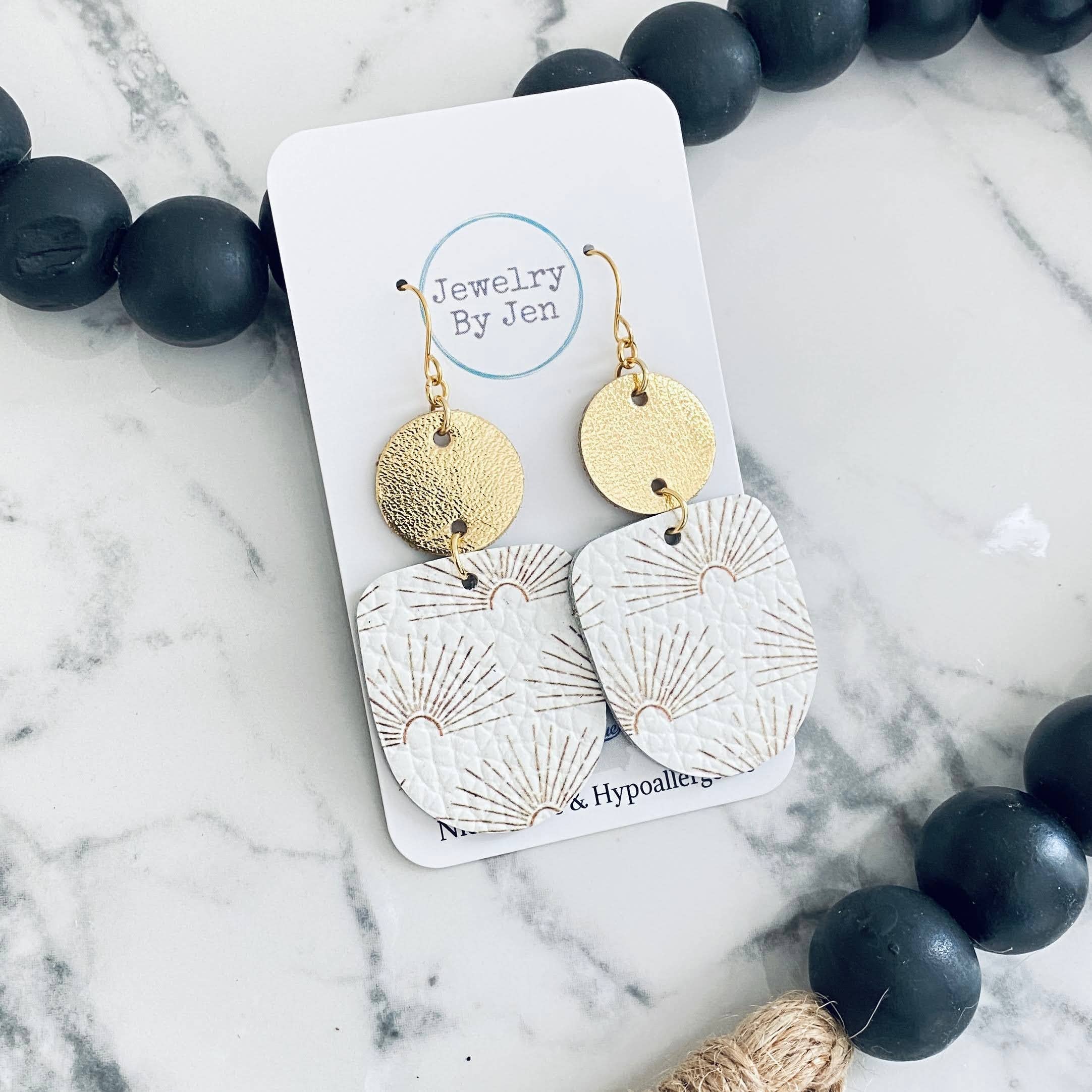 Jewelry By Jen – wholesale Hängande örhängen – Boho hängande örhängen med guldsol1