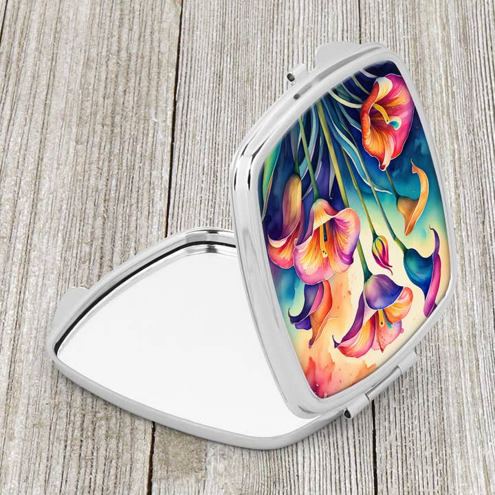 Caroline's Treasures - Wholesale Compact Mirror - Colorful Calla Lilies Compact Mirror DAC19360