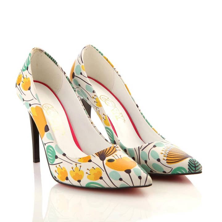 Flowers Heel Shoes STL4007 for wholesale by Goby