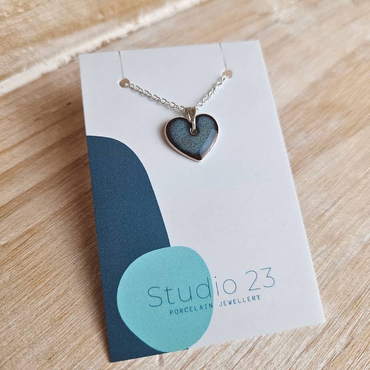 Studio 23 Ceramics - Wholesale Individual Charm/Pendant - NEW DESIGN Pendant Heart2