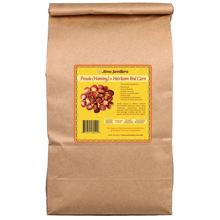 Alma Semillera - Wholesale Dried/Dehydrated Vegetables - Heirloom Posole/Hominy Bulk Sizes – Dried