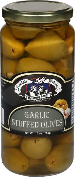 Hudson Meat Company - Wholesale Olives - OLIVES GARLIC STUFFED     -     AMISH WEDDING0
