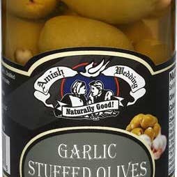 Hudson Meat Company - Wholesale Olives - OLIVES GARLIC STUFFED - AMISH WEDDING