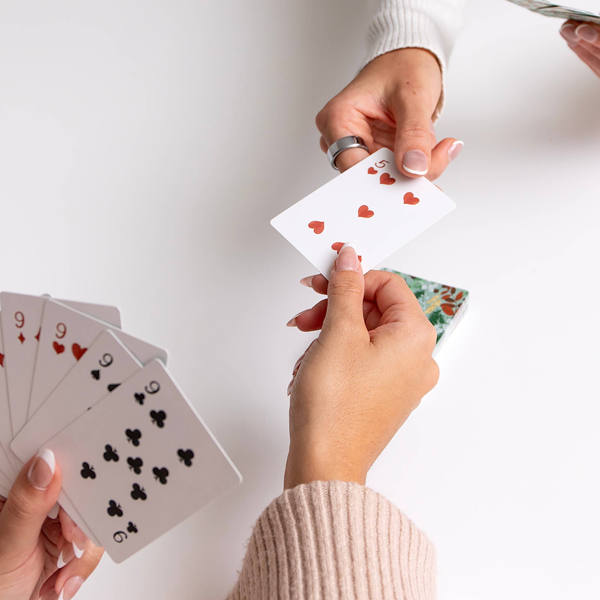 1canoe2 | One Canoe Two Paper Co. - Wholesale Playing Cards - Yuletide Blooms Holiday Set of 2 Playing Cards Decks4