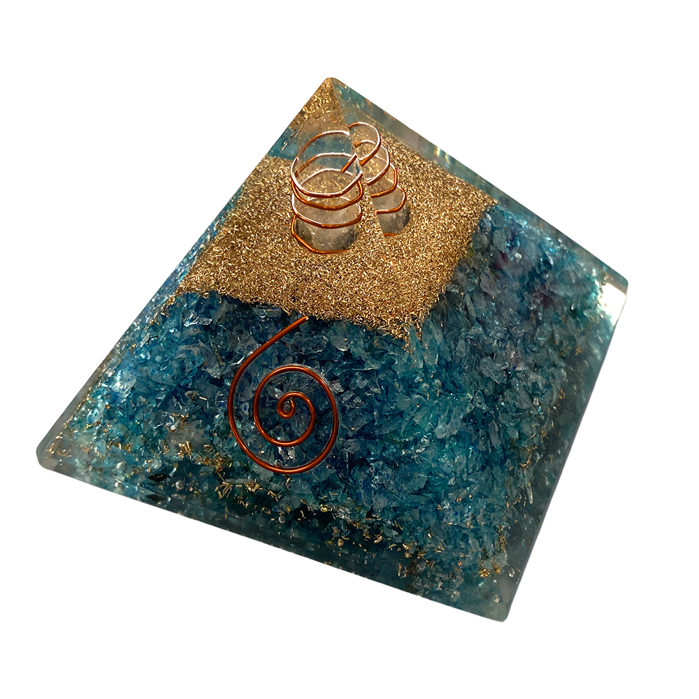 VIE - Wholesale Spiritual Stone/Crystal - Orgone Reiki Healing Pyramid - Energy Cleansing, 7.5cm19