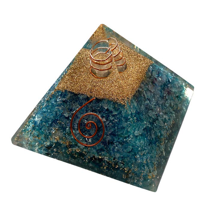 VIE - Wholesale Spiritual Stone/Crystal - Orgone Reiki Healing Pyramid - Energy Cleansing, 7.5cm19