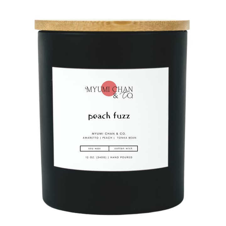 Myumi Chan & Co. - Wholesale Jar/Filled Candle - Peach Fuzz