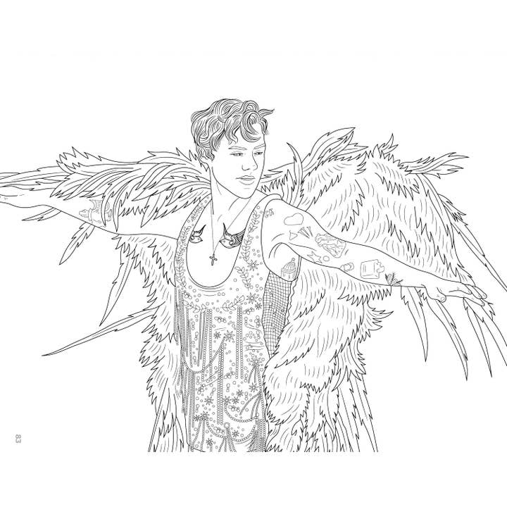 Fox Chapel Publishing - Wholesale Coloring & Activity Book - Kids & Baby - Super Fabulous Harry Styles Coloring & Activity Book 2