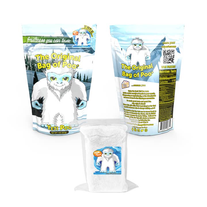 "The Original Bag of Poo"® - Wholesale Cotton Candy - The Original Bag of Poo (Yeti Poo)
