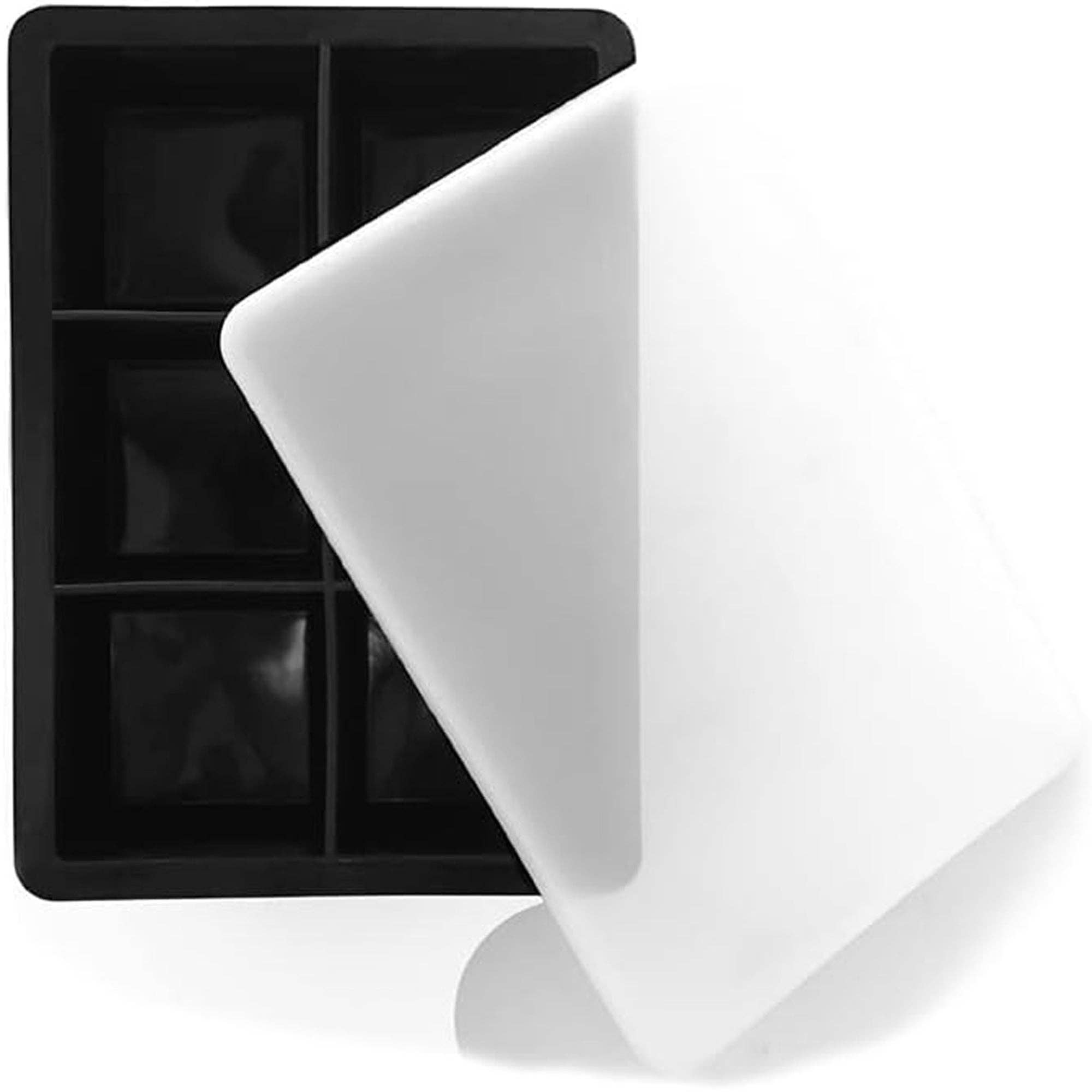 Vigor Path - Vendita all'ingrosso Vassoi/stampi per ghiaccio - Confezione da 2 stampi per cubetti di ghiaccio giganti in silicone a forma quadrata5