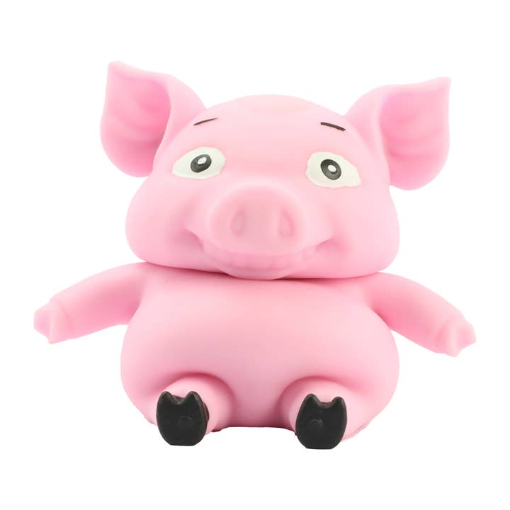 Stretch 'N Smash Pig Sensory Toy for wholesale by Keycraft