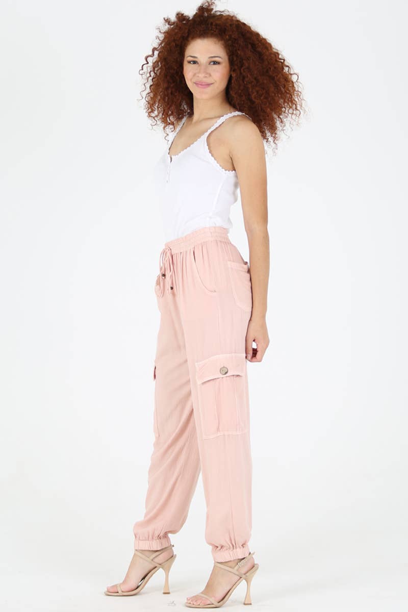 ANGIE - Wholesale Lounge Sweatpants/Joggers - Women's - 25R36-ASIS CARGO JOGGER PANTS26