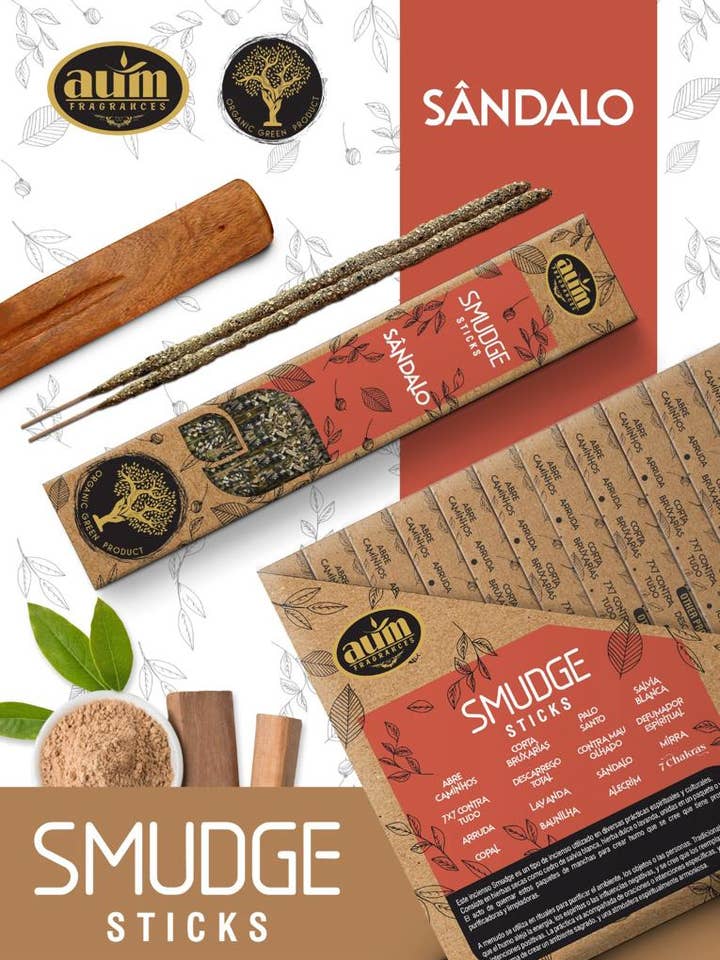 Aum Organic 25g Sandalwood for wholesale by AUM Fragrances