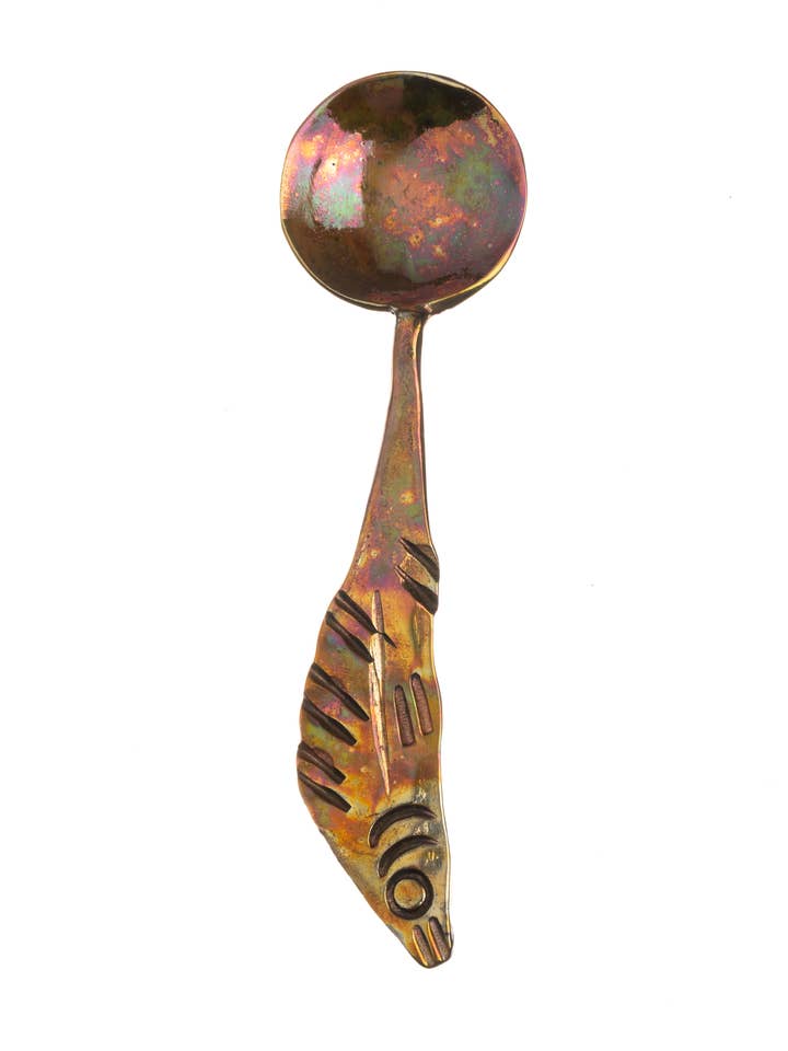 Iridescent Fish Spoon for wholesale by Shoeless Joe Ltd