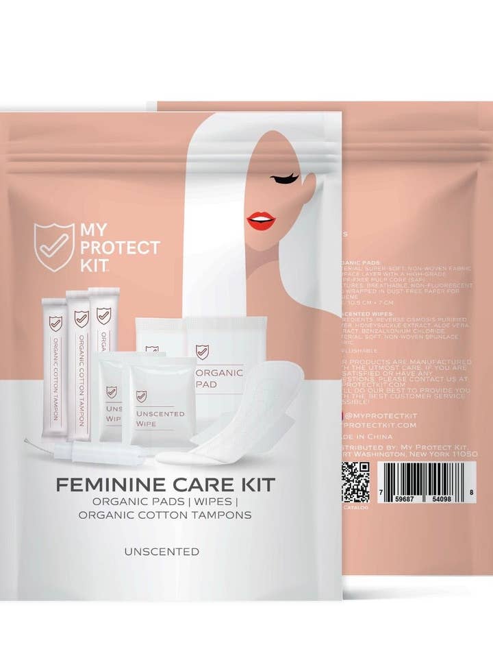 Kit de soins féminins - BIENTÔT DISPONIBLE ! pour la vente par MY PROTECT KIT