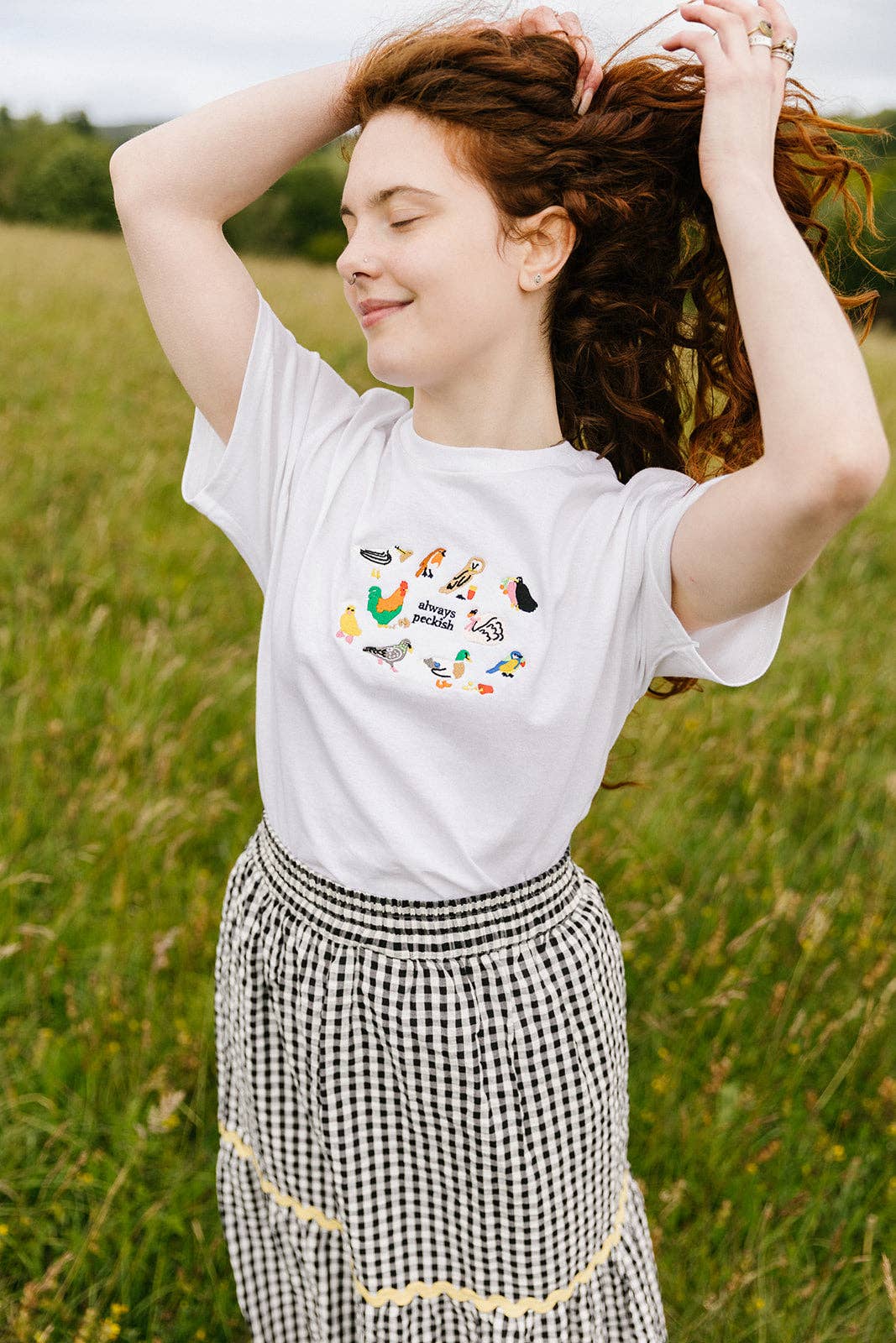 Limpet Store - Wholesale T-Shirt - Women's - Always Peckish Embroidered T-Shirt2