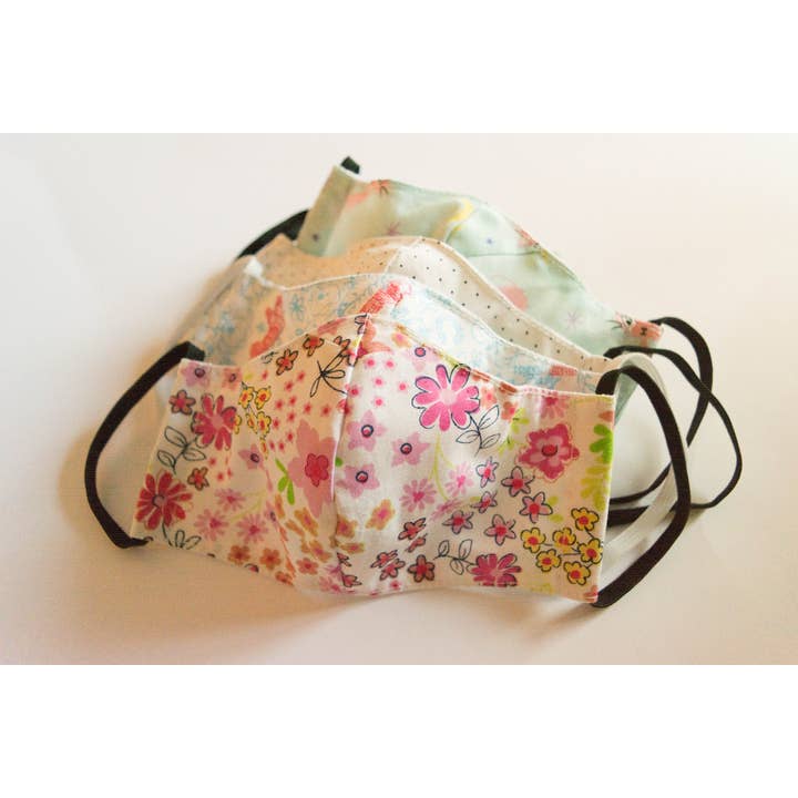 Reusable Handmade Two Layer Face Masks- Kids for wholesale by Clean U Skincare