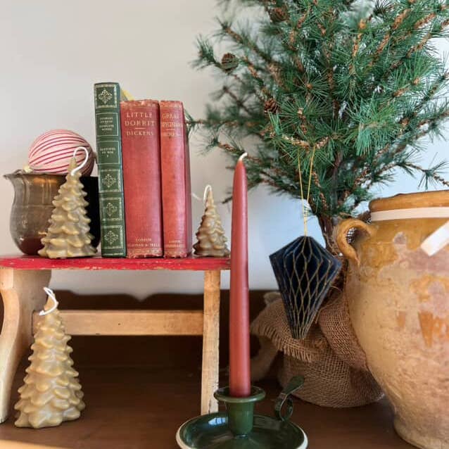 Wild Hive Apiary - Wholesale Tapered Candle/Candlestick - Cranberry Hand Dipped Tapers1