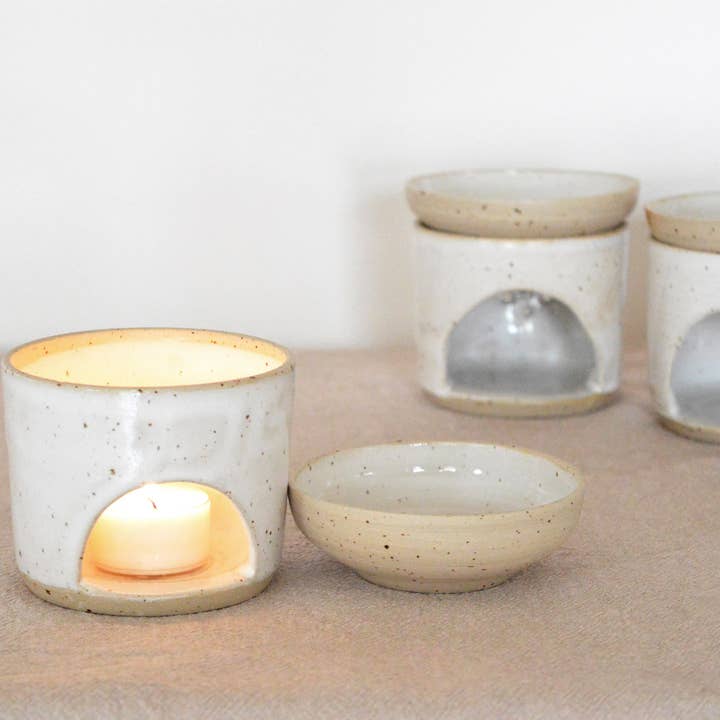 Karolina Bednorz Ceramics - Wholesale Wax Warmer - NUDE Ceramic Essence and Wax Burner Handmade in Italy1