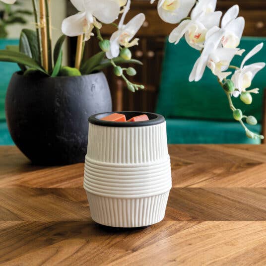 Candle Warmers Etc. Duftlampen & Kerzen - Wholesale Wax Warmer - CANDLE WARMERS® Flip Dish Fragrance Warmer PORCELAIN RIDGE electric.