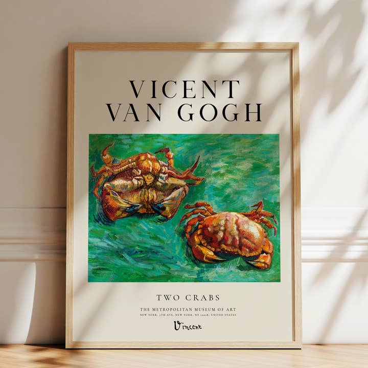 Van Gogh Two Crabs for wholesale by Seven Icons Store