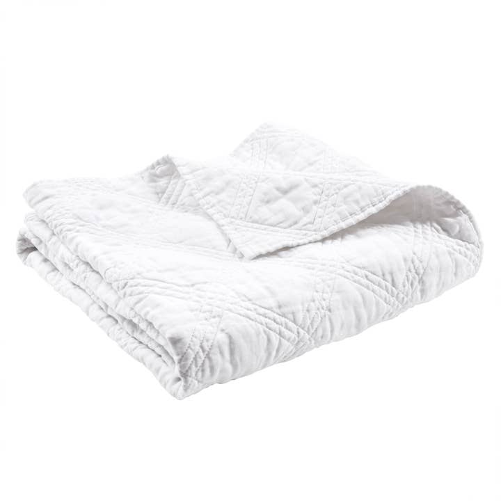 Levtex Home - Wholesale Throw Blanket - Washed Linen Quilted Throw
