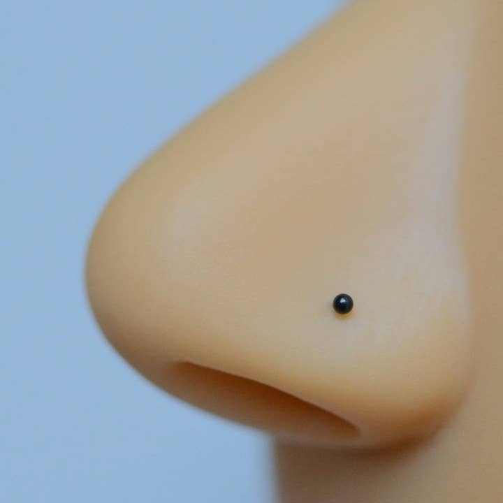 StockJWL - Wholesale Stud/Post Earrings - 1.5 mm Ball Nose Pin Nose Piercing Thin Tiny Nose Stud Nose Studs Nose Pin Nose Pins Thin Tiny Gold Silver Black5
