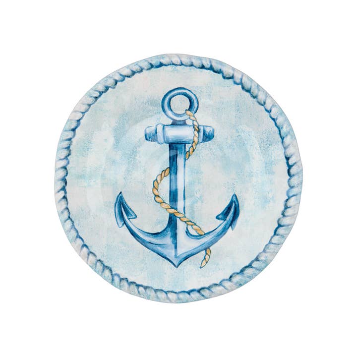 Sail Away 6" Melamine Plate for wholesale by Supreme Housewares