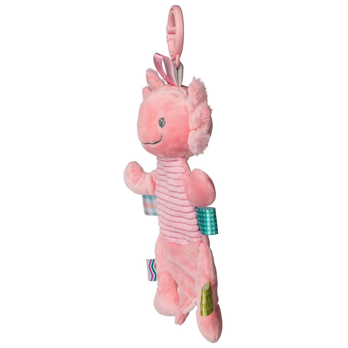 Mary Meyer - Wholesale Crinkle Tag Toy - Baby - Taggies Lizzy Axolotl Crinkie - Pink1