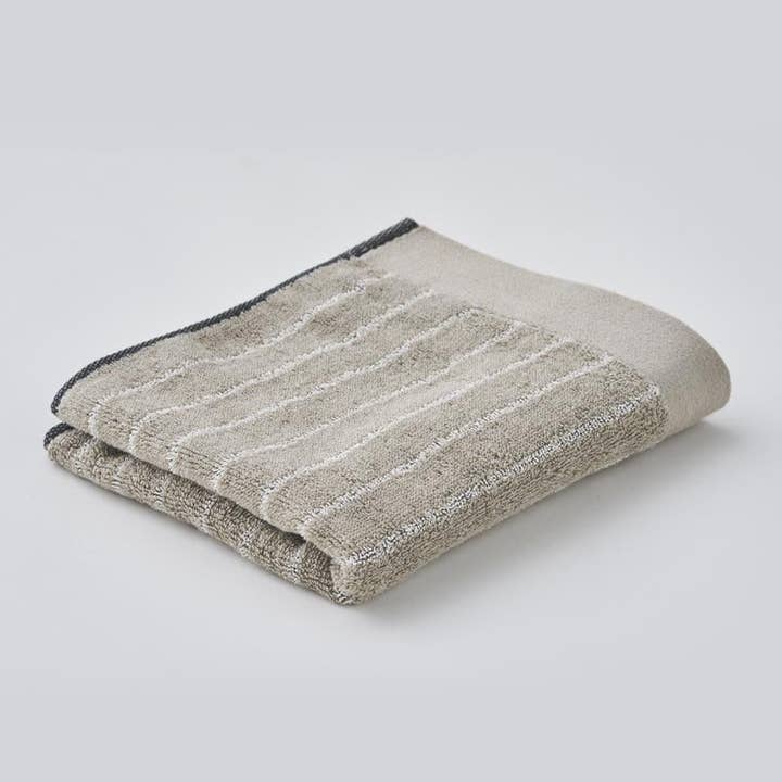 REALJAPANPROJECT - Wholesale Bath towel - Murakami Pile WA-SHI Stripe Towel Imabari 4 Colors13