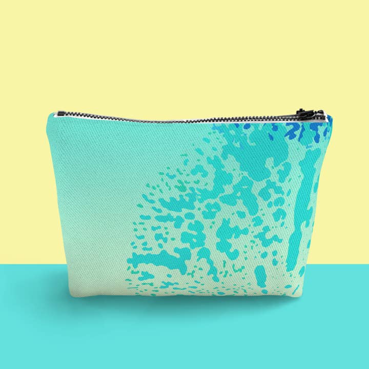 Pochette en denim Blue Orchid - Petit pour la vente par Blandon Mitchell