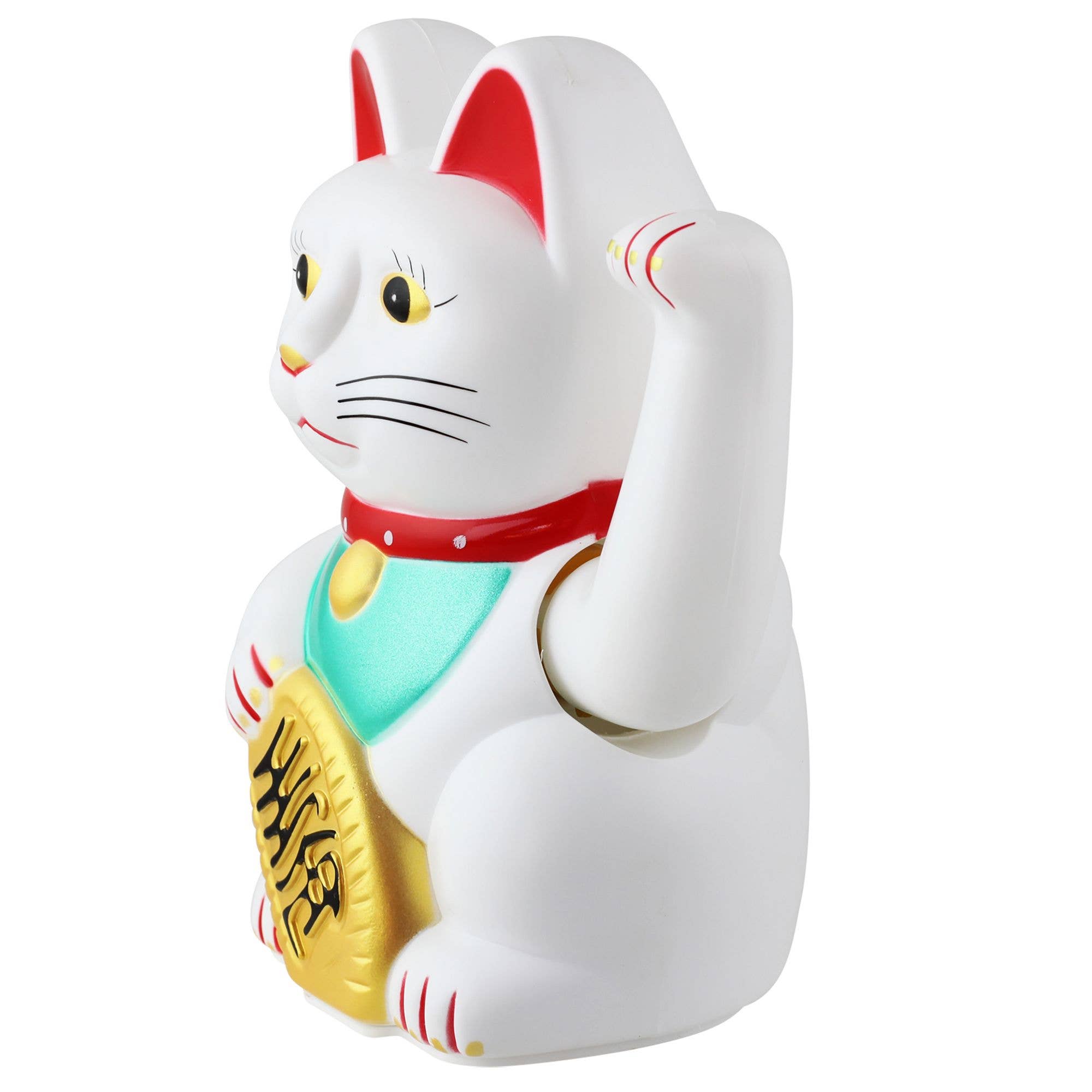 Tribal Trade GmbH - Wholesale Decorative Figurine - Lucky cat Maneki-neko waving cat 15cm white1
